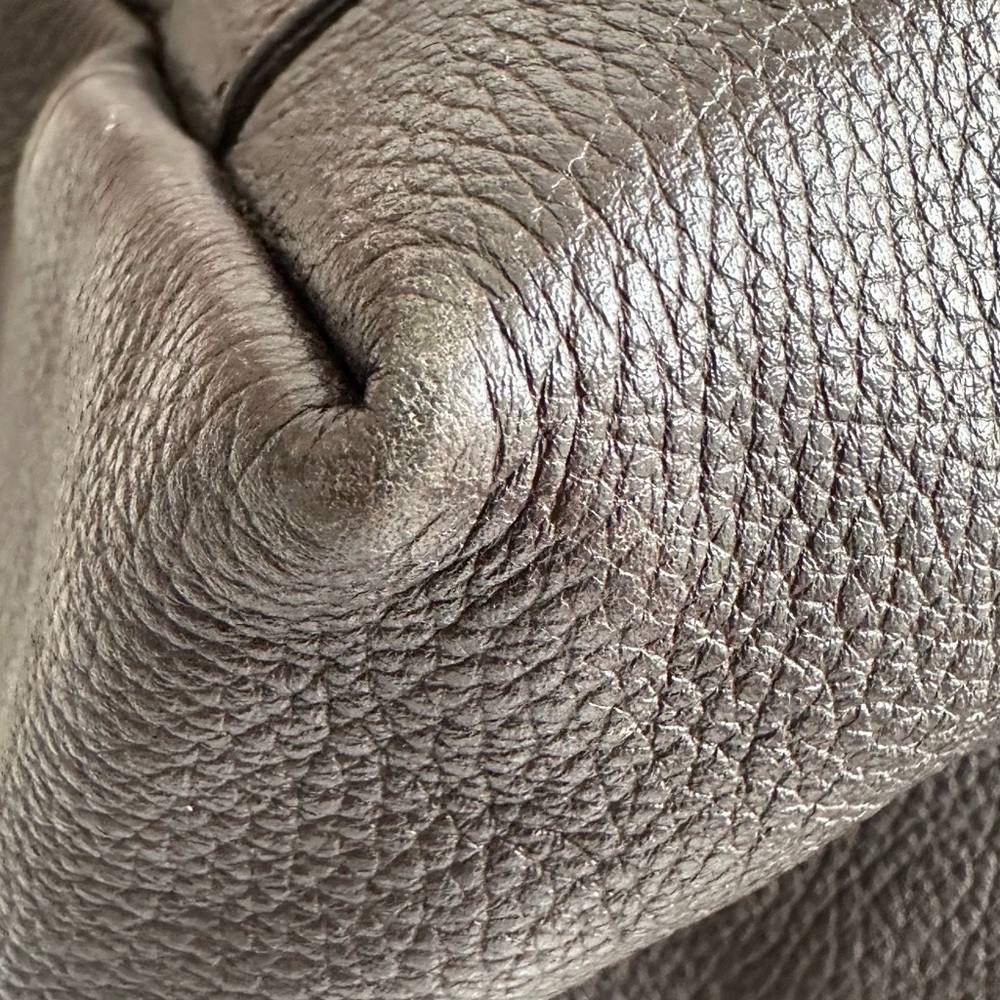 ❌SOLD ❌Gucci Brown Leather Tote with Braided Handles - Picture 15 of 16